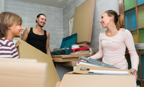 Professional moving trucks ready for corporate relocation