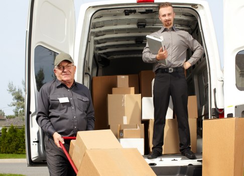 Professional team planning an office relocation