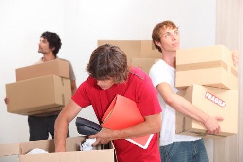 Eco-friendly packing materials for corporate moves