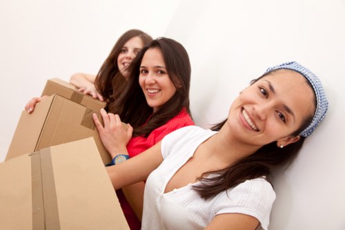 Efficient office movers handling equipment