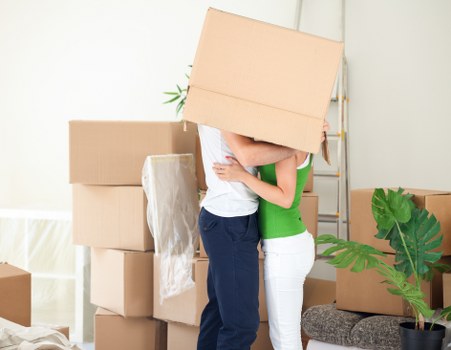 Successful corporate office relocation team
