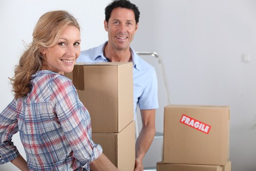 Unpacking and setting up a new home with removalists